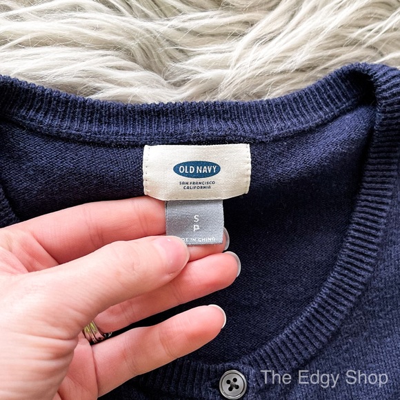 Old Navy | Crewneck Button Cardigan Sweater - Picture 4 of 6